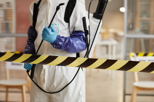 Professional Blood Cleanup technician working in Nashville, NC